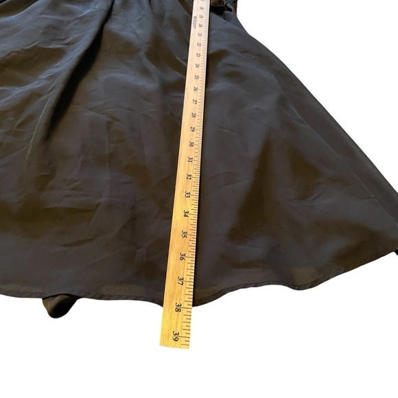 Ricki’s Black Cocktail Dress-Lined-Mesh Bodice-sequin Design-Sequin Belt-Size 12 - Picture 10 of 11